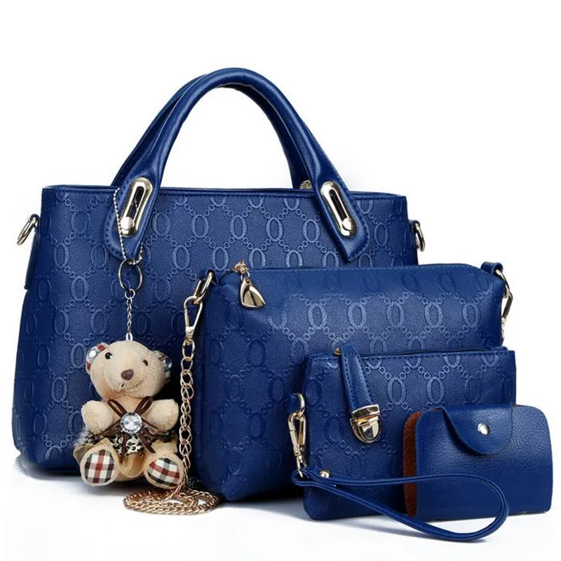 Luxury Bags Dropshipping - Fashion 4pcs/Set Luxury Designer Bags Handbag