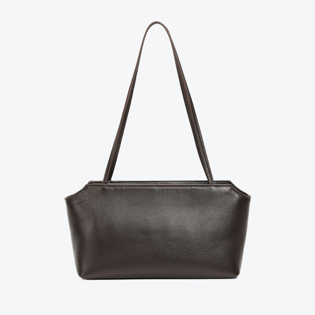 Structured Handbag Top Handle - Mendy Underarm Bag Trapezoid Shoulder Purse