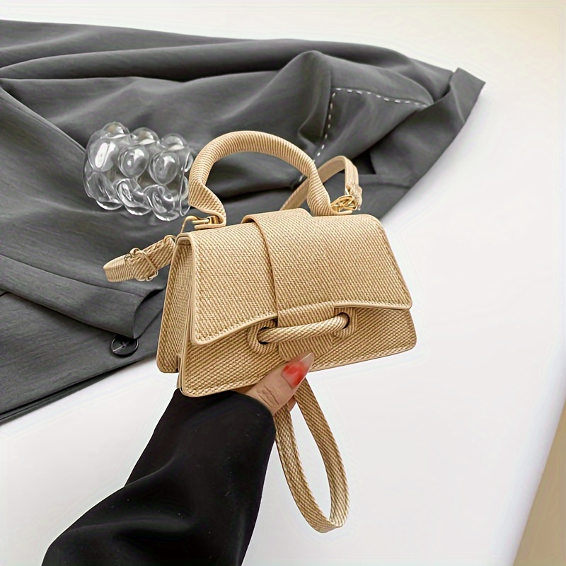 Women's Fashion Woven Mini Han - Structured Handbag Top Handle recensie en prijs