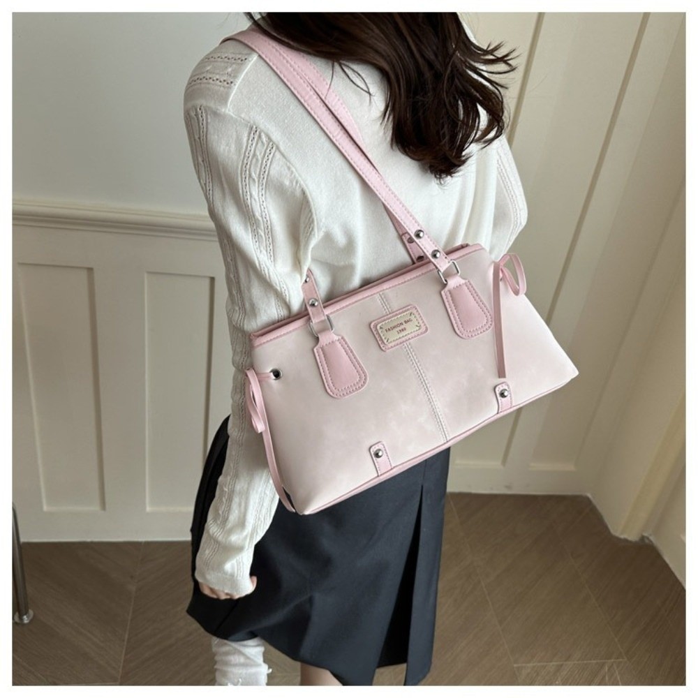 Minimalist Faux Leather Tote B - Structured Handbag Top Handle recensie en prijs
