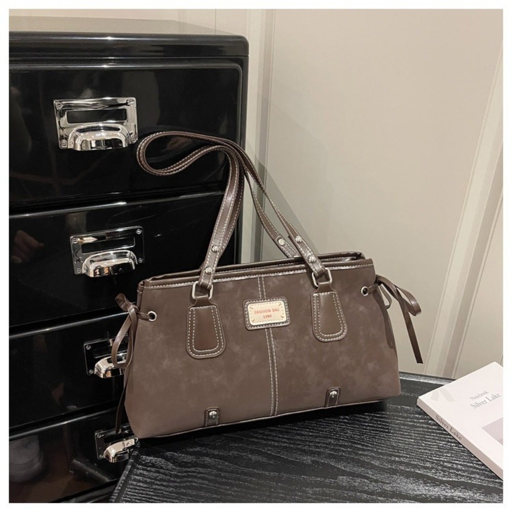Minimalist Faux Leather Tote B - Structured Handbag Top Handle recensie en prijs