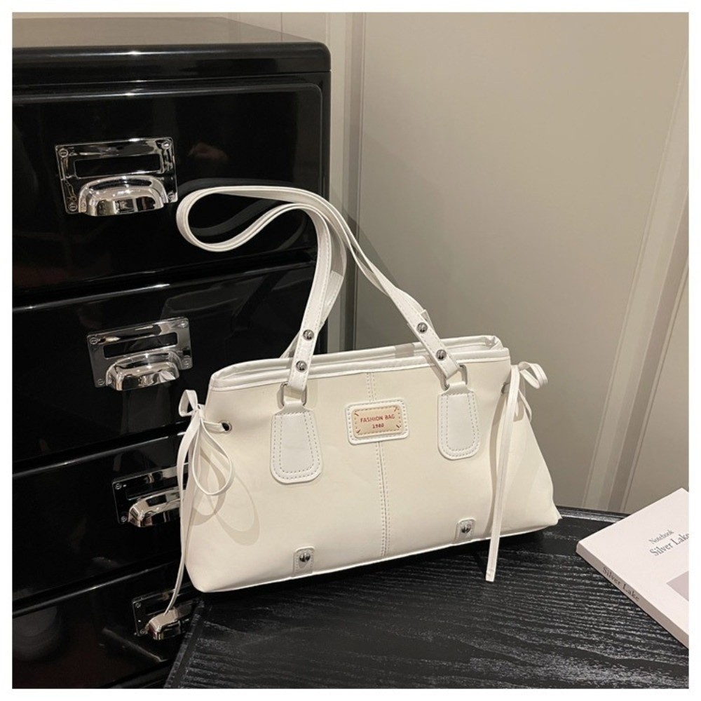 Minimalist Faux Leather Tote B - Structured Handbag Top Handle recensie en prijs