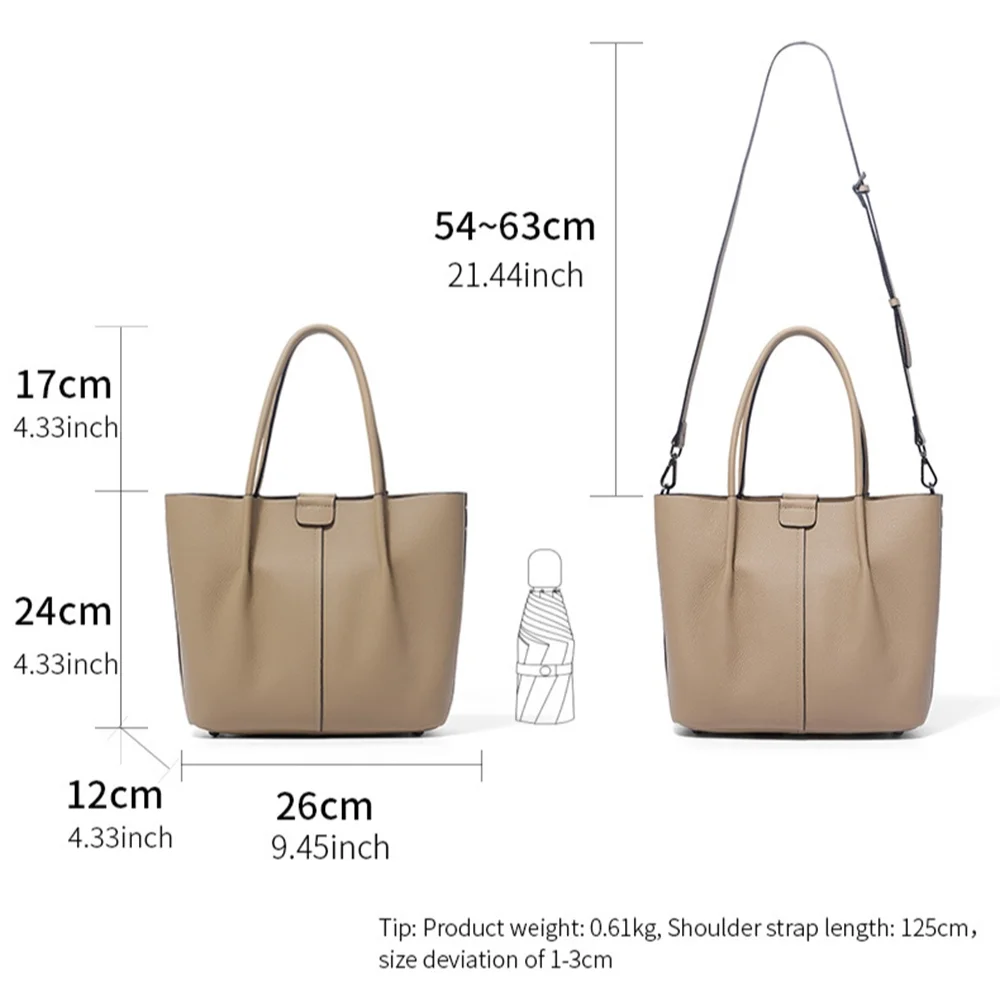 Textured Genuine Leather Handb - Structured Handbag Top Handle recensie en prijs