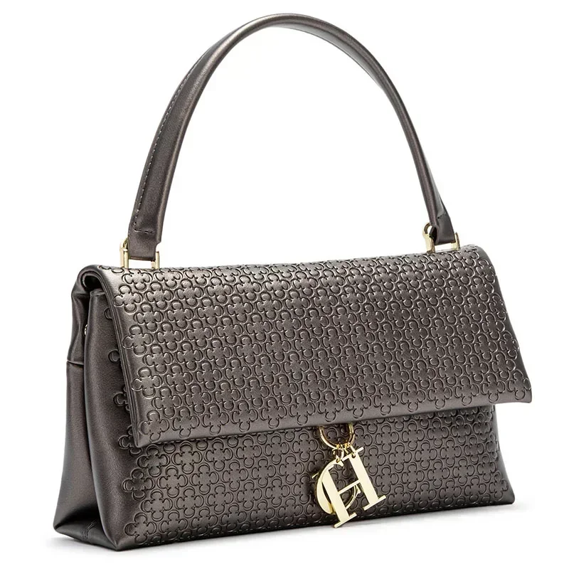 Elegant Handbag Monogram Embos - Structured Handbag Top Handle recensie en prijs